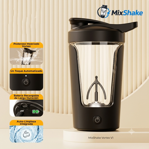 MixShake™ - Botella Mezcladora de Proteínas Eléctrica